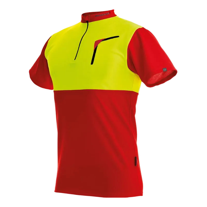 Maglia T-shirt Zipp-Neck