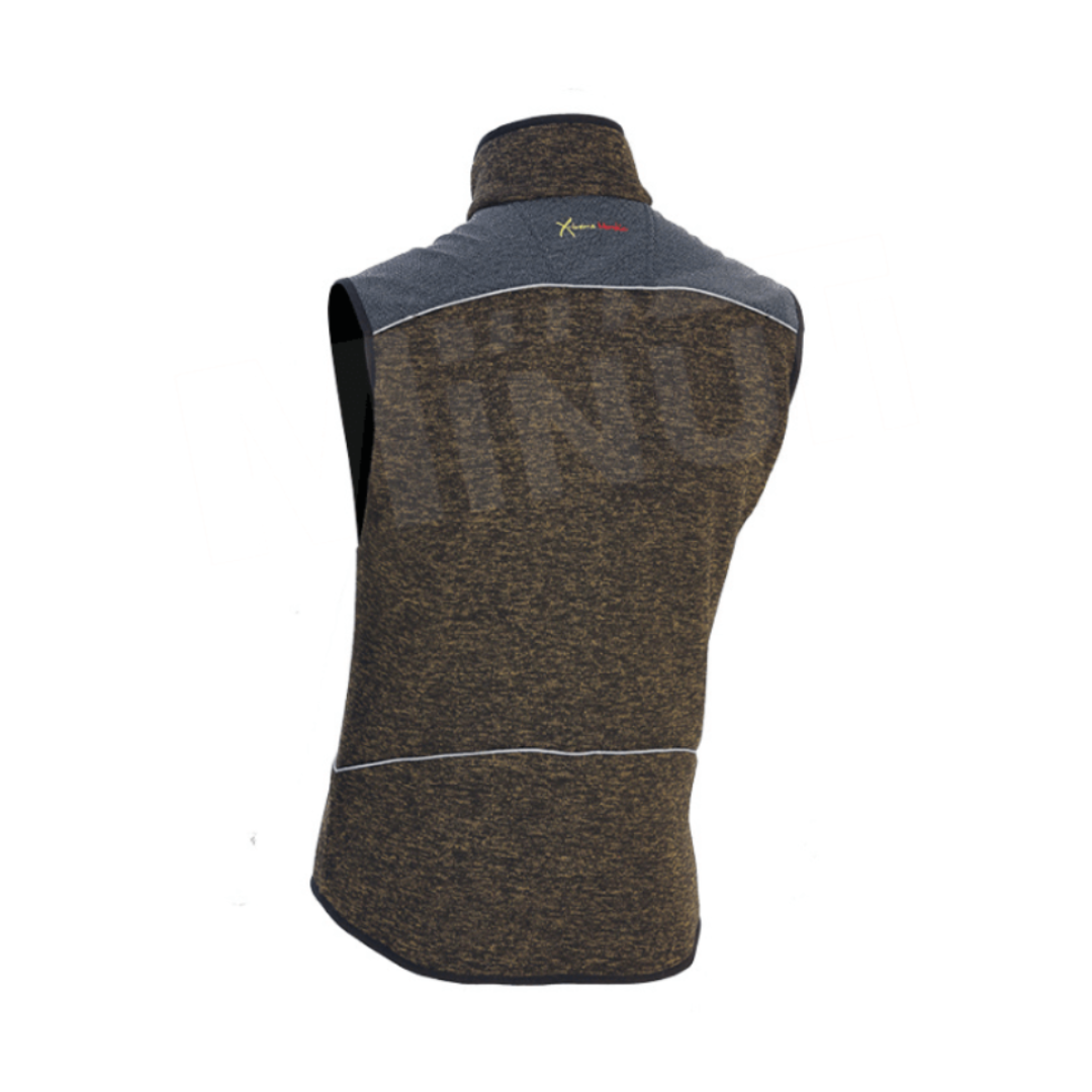 Gilet in maglia PSS Nordic - Marrone