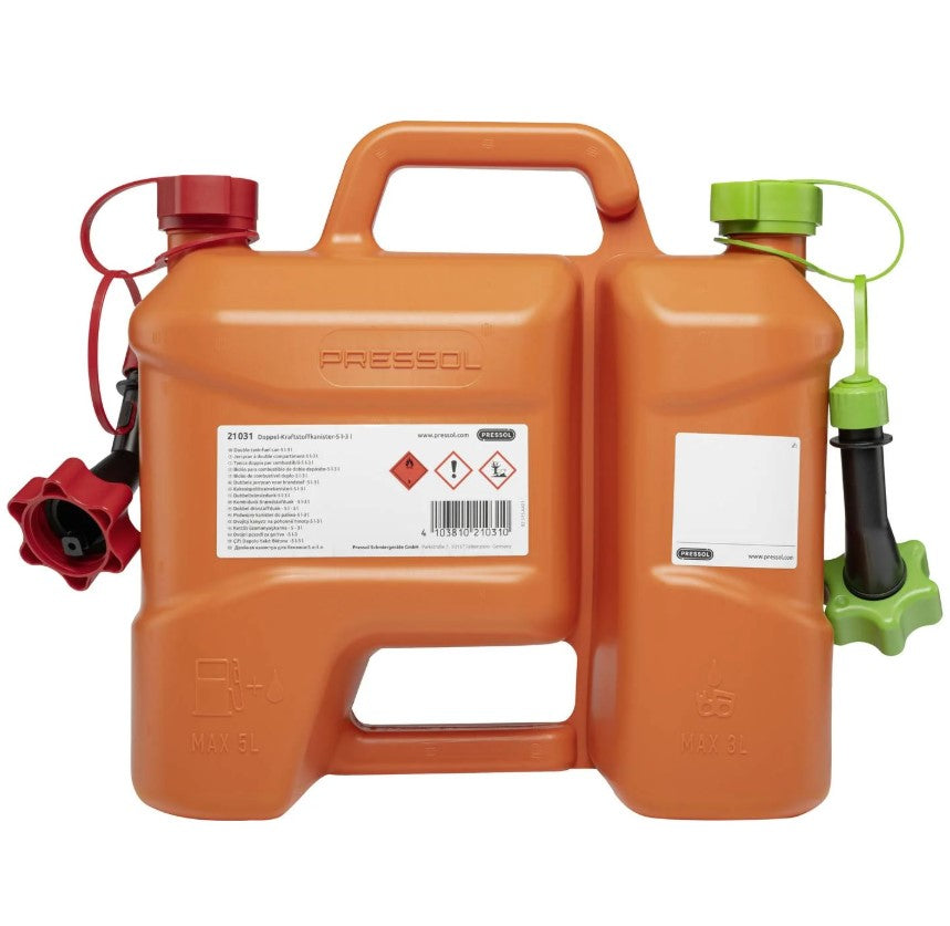 Tanica Combinata Miscela/Olio 5l+3l Classic Pressol