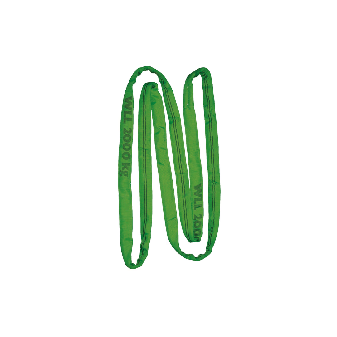 Fascia di Sollevamento ad anello Verde 2ton