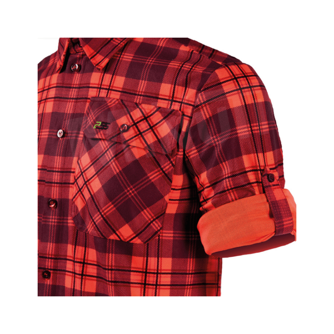 Camicia boscaiolo con manica corta