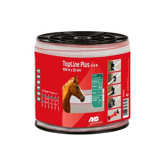 Fettuccia per recinti cavalli 20mm 400mt