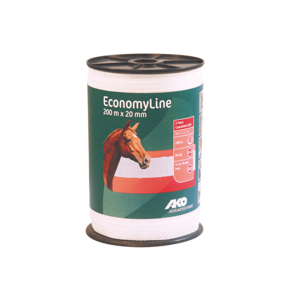 nastro fettuccia economy 20mm x 200mt recinto animali