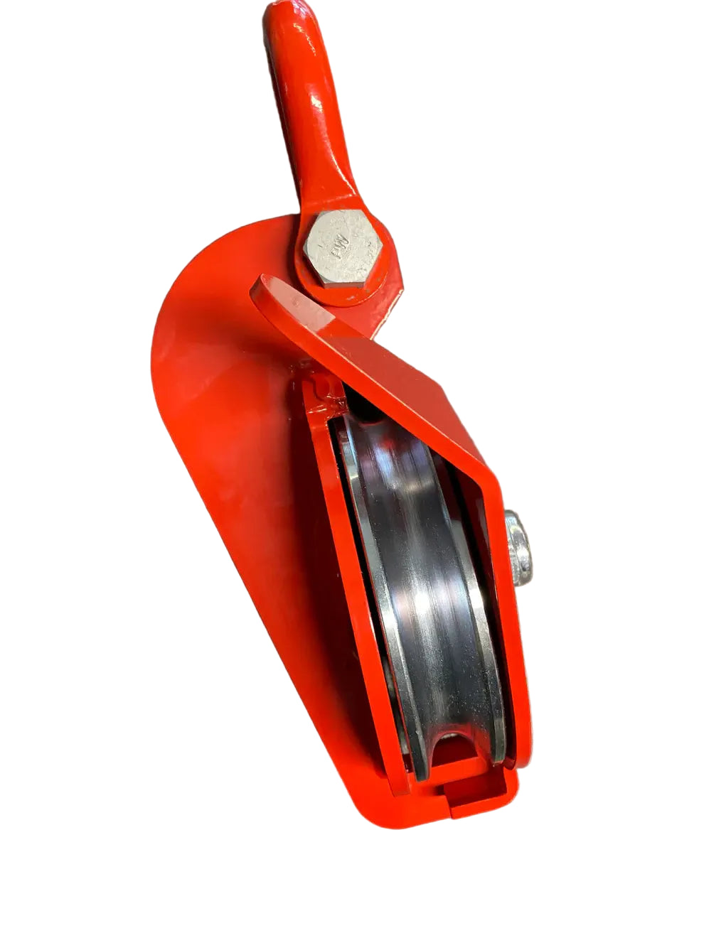 Carrucola aperta forestale , laterale dettaglio rinvio