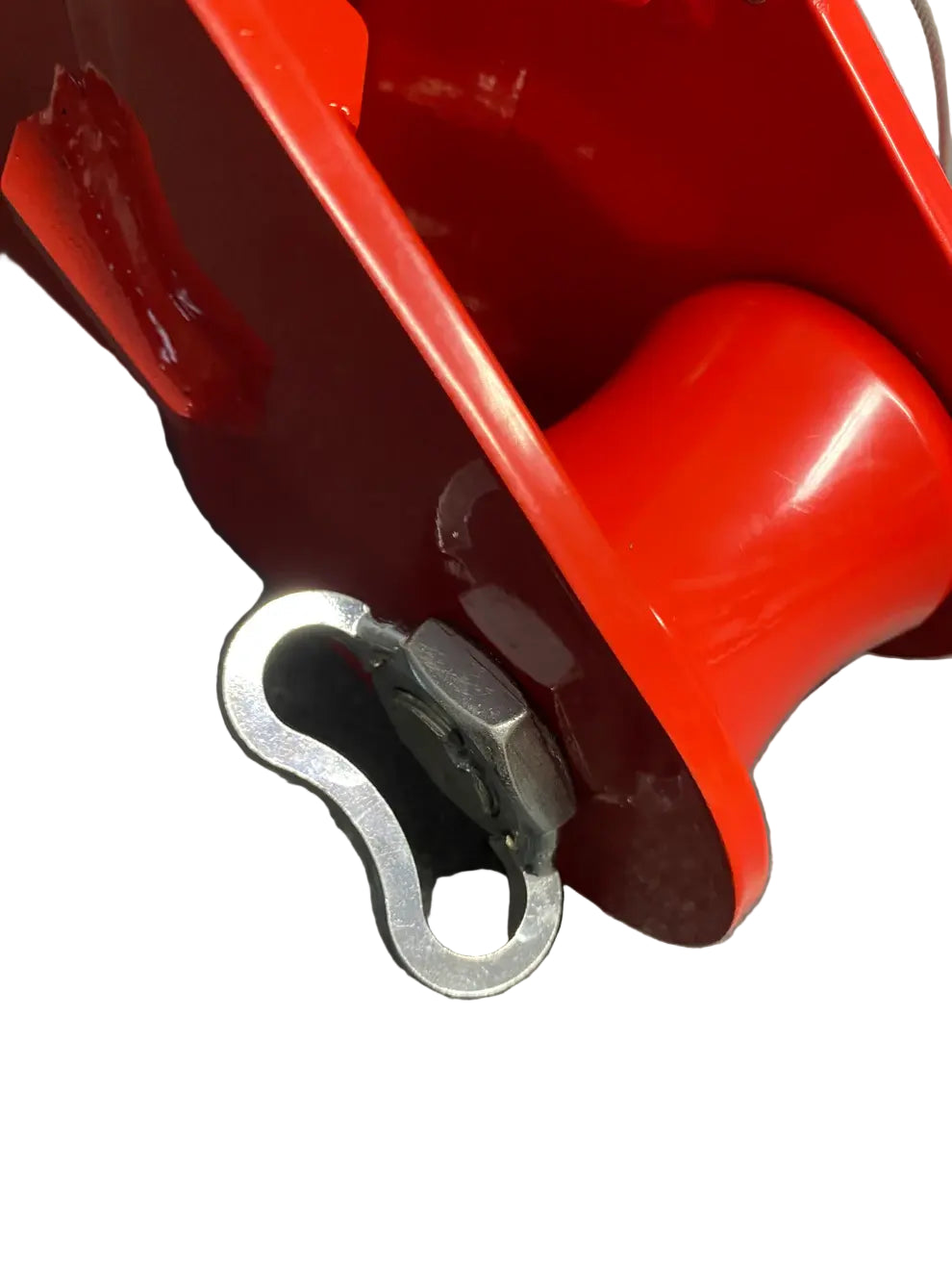 Dettaglio carrucola robusta professionale rinvio forestale