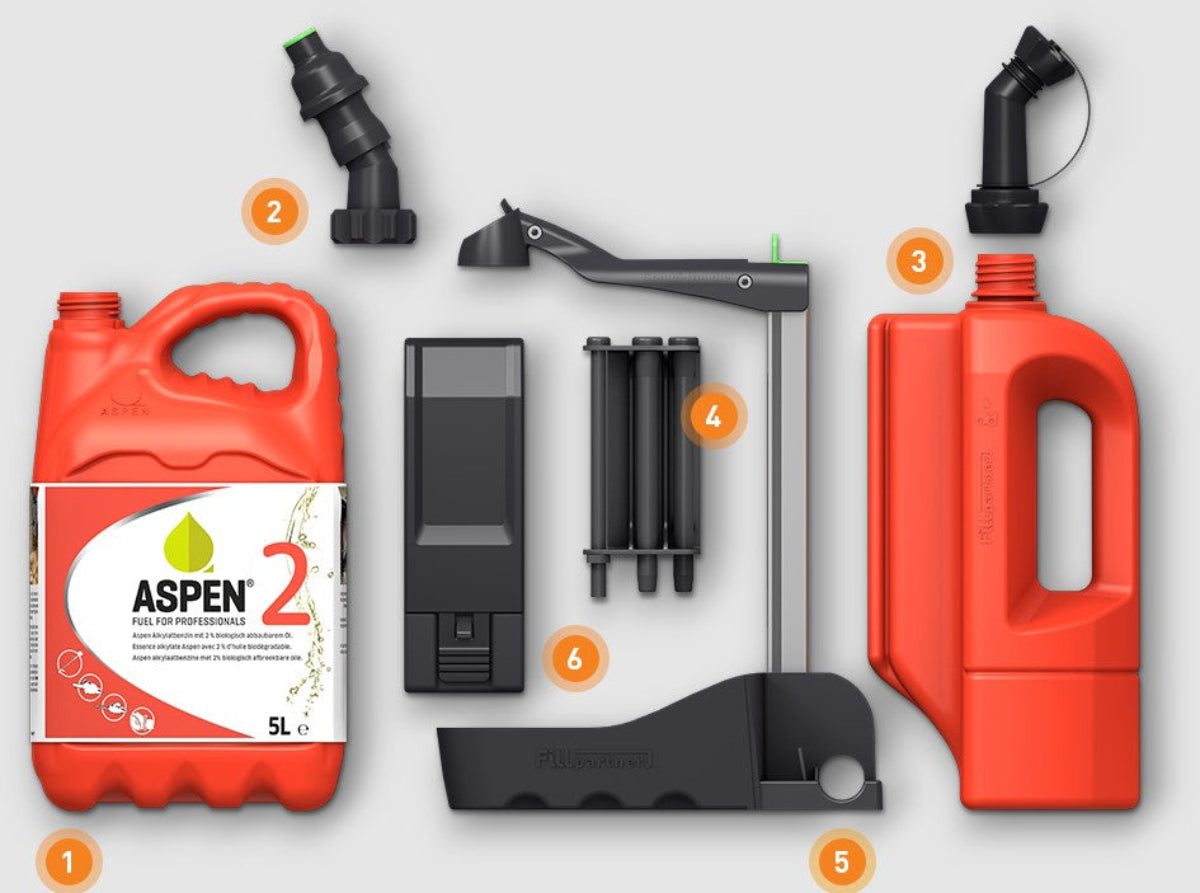 Tanica Combinata Aspen/Olio 5l + 3l Fillpartner