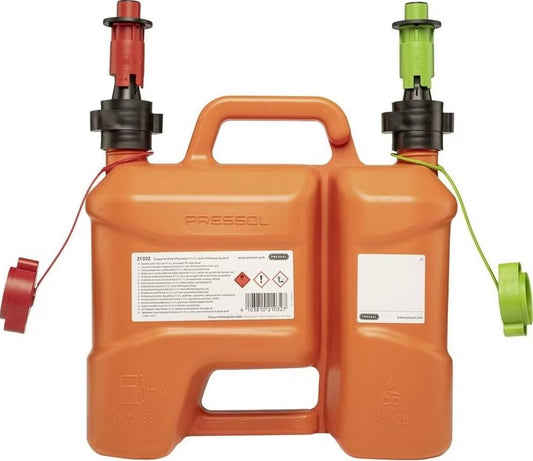 Tanica Combinata Miscela/Olio 5l+3l Pressol