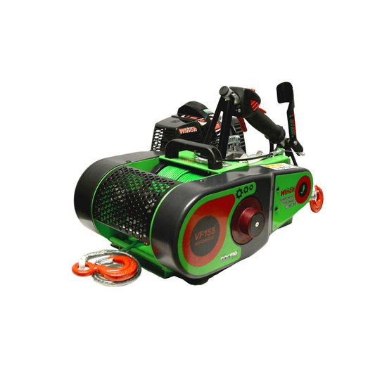 verricello portatile leggero vf155 automatic fune dynema tessile