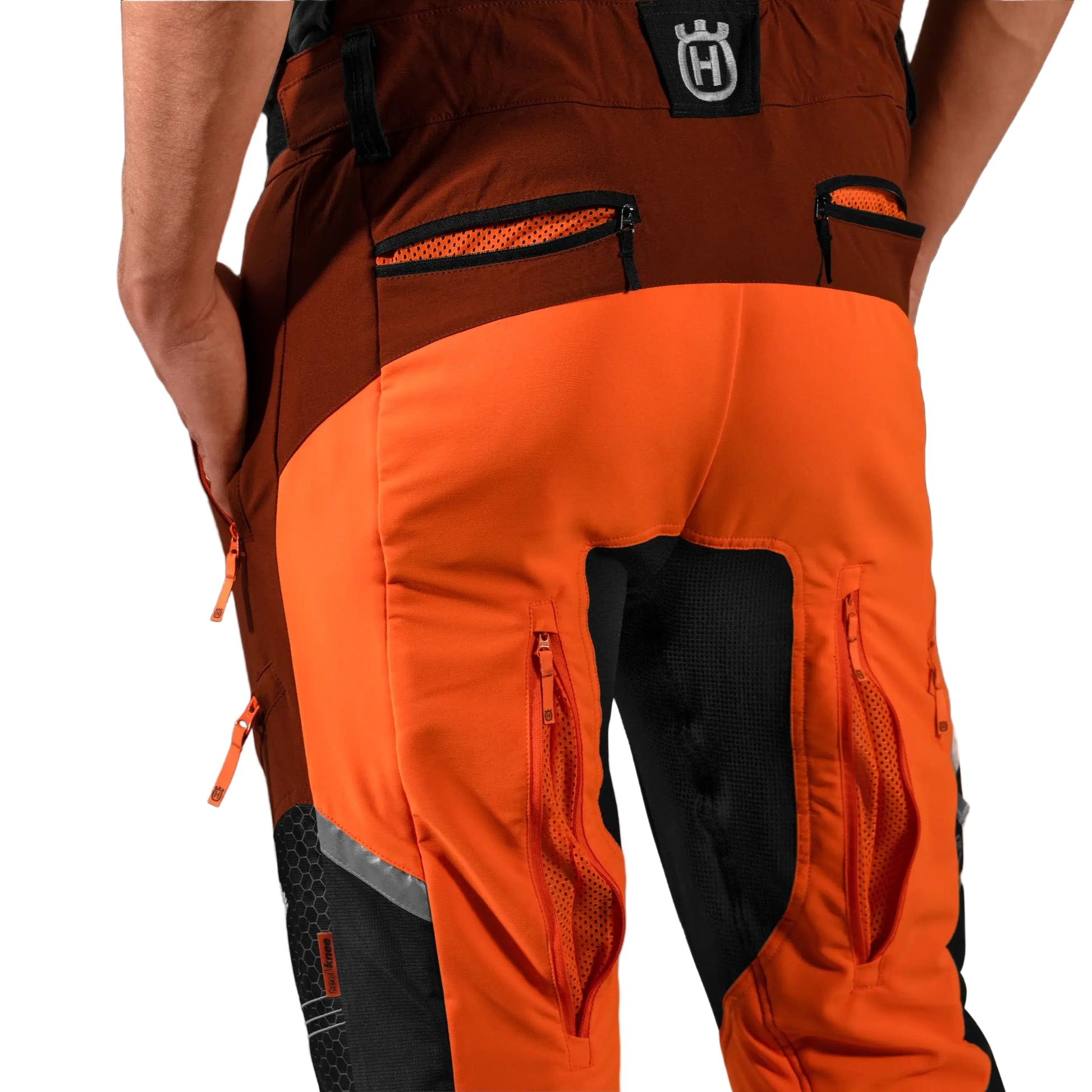 retro tasche ventilazione pantalone husqvarna