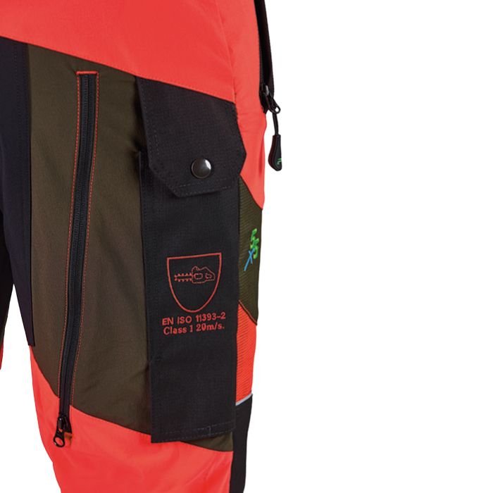 Pantaloni Antitaglio PSS X-Treme Breeze Recco - Arancio