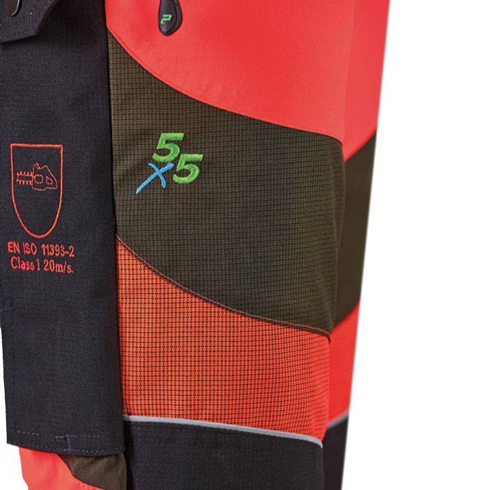Pantaloni Antitaglio PSS X-Treme Breeze Recco - Arancio